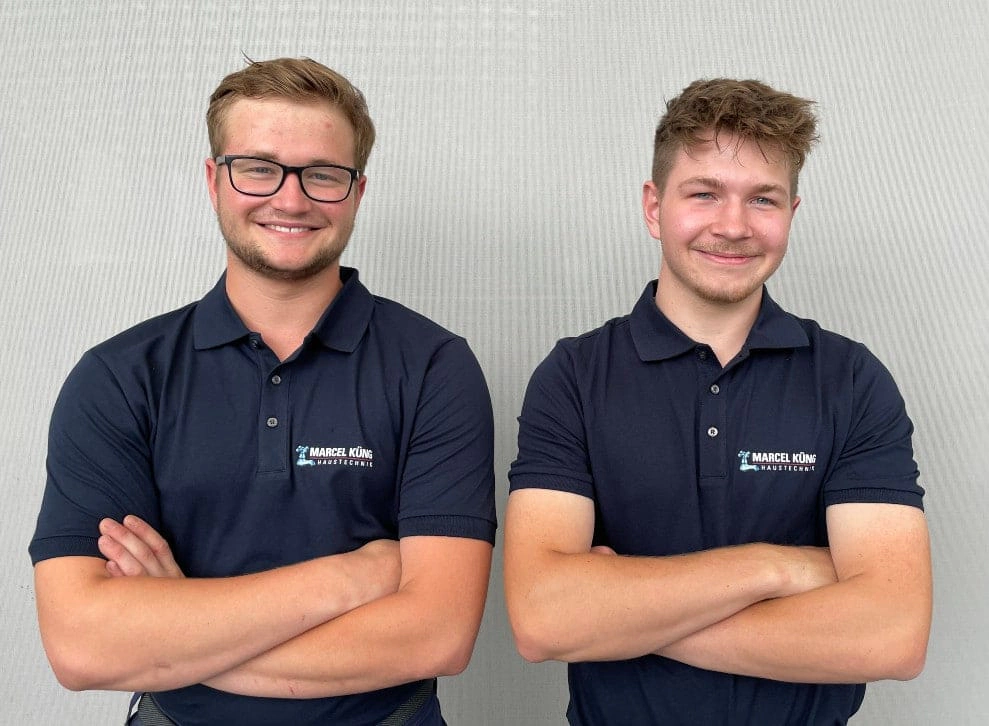 Erfolgreiche Lehrabschlüsse von Ivo Rütimann und Jerôme Barmettler ...